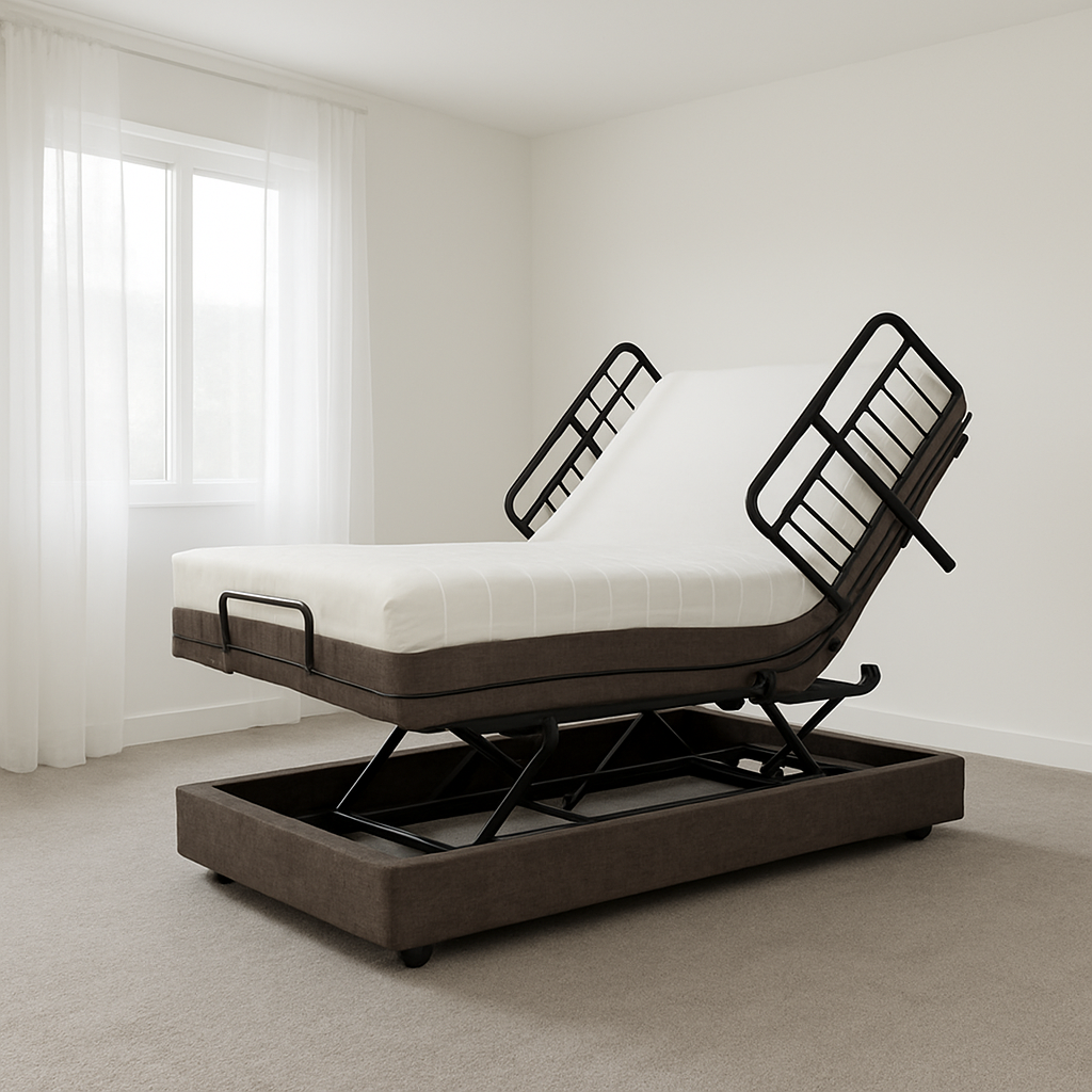 symphony twin xl hi low bed in room