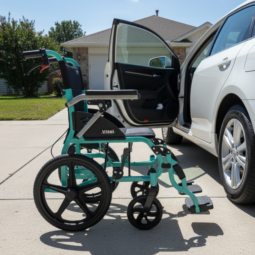 vital lite transport chair