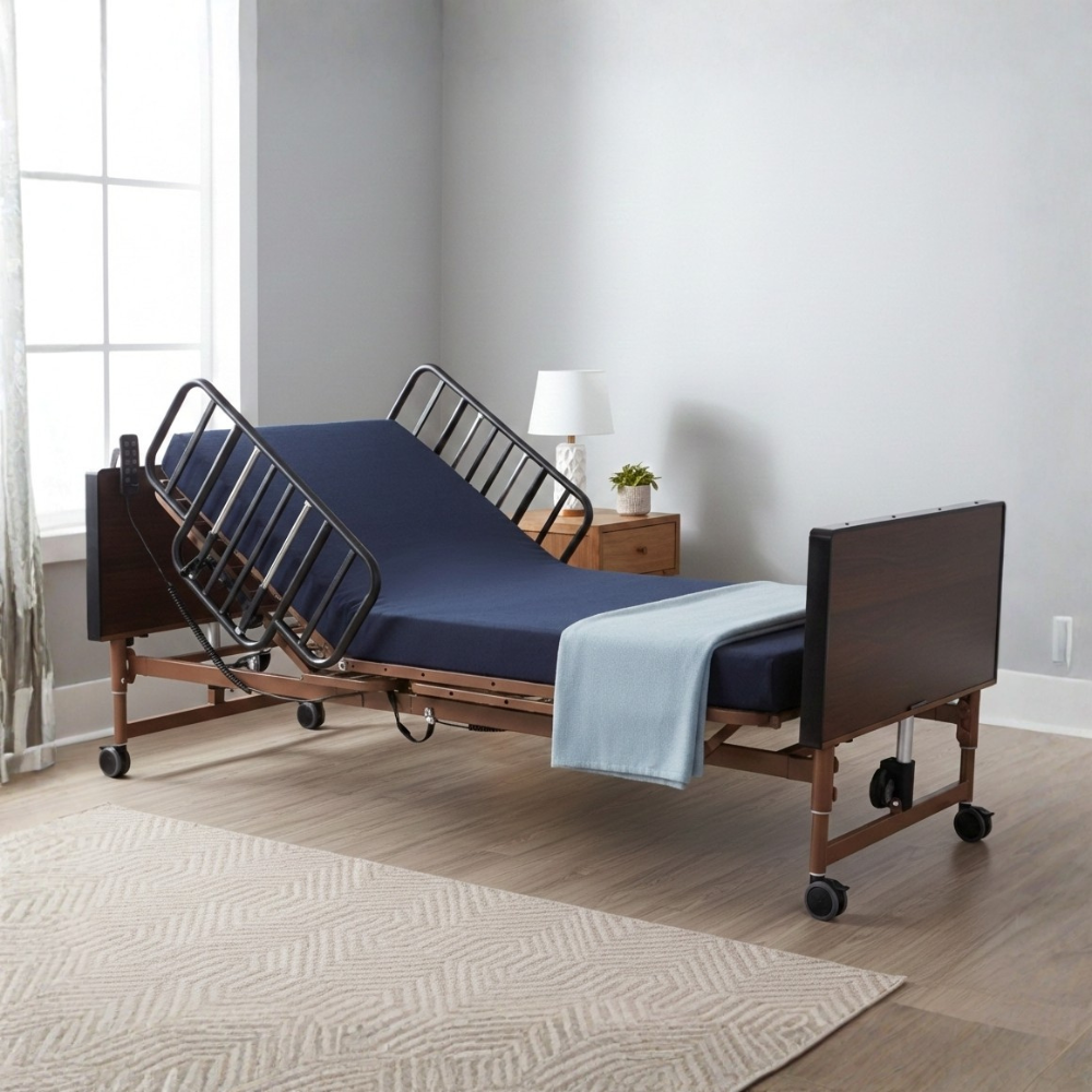VitalFlex Eco Hospital Bed in a Room
